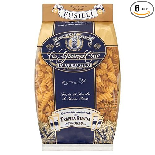Giuseppe Cocco Fusilli Pasta 500g - Pack of 6