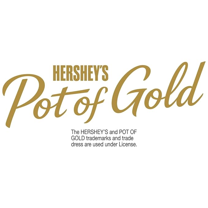 Elmer Chocolate Hershey Pot of Gold 14.4 Oz Heart - Assorted Milk and Dark Chocolates - Delicious Classics That Everyone Loves - Great for Sharing
