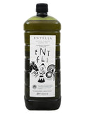 Entelia 2L PET Extra Virgin Olive Oil from Crete Greece | Cold Extracted Koroneiki Olives Medium Intensity with Apple &amp Avocado Aromas | 489 mg/kg Polyphenols Low 0.28% Acidity Harvest Fall 202