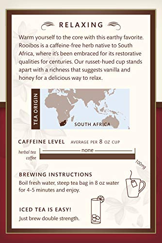 Choice Organic Teas Herbal Tea 3 Boxes of 16 (48 Tea Bags) Rooibos Caffeine Free