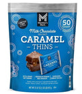 Members Mark Milk Chocolate Sea Salt Caramel Thins 50 Count – Individually Wrapped Gourmet Caramel Candy Thins with Rich Milk Chocolate &amp Sea Salt Perfect for Sharing or Gifting