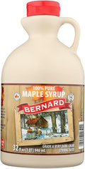 BERNARD - Pure Maple Syrup Grade A Very Dark Strong Taste 3x32oz