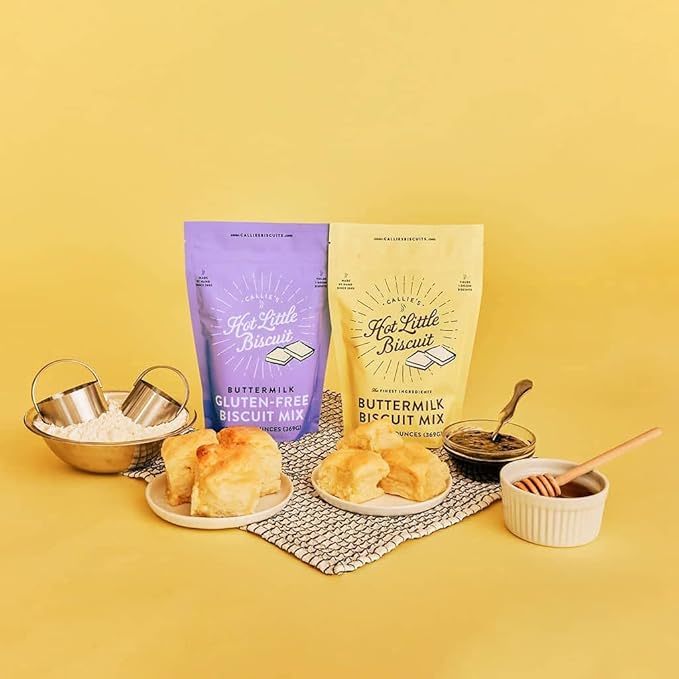 Callie’s Hot Little Biscuit Buttermilk Biscuit Mix Fast &amp Easy Southern Recipe Made with White Lily Flour &amp Real Dairy No Preservatives Makes One Dozen Biscuits per Bag 13 oz (Pack of 3)