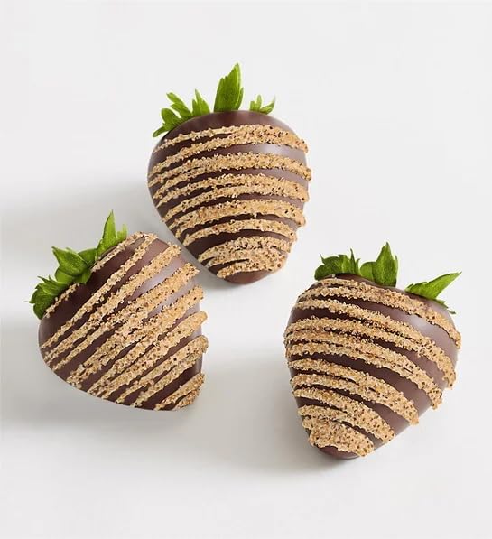 Shari’s Berries Happy Birthday Belgian Chocolate Covered Strawberries | Premium Birthday Gift Box (Full Dozen 12 Berries)