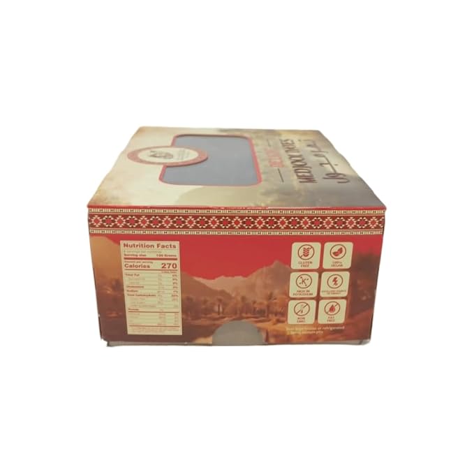 Abuayyash Farms Premium Delight Medjool Dates – 2lb Pack – Soft &amp Chewy Caramel Flavor – Natural Whole Fruit for Baking Desserts &amp Gourmet Pairing – Non-GMO Vegan