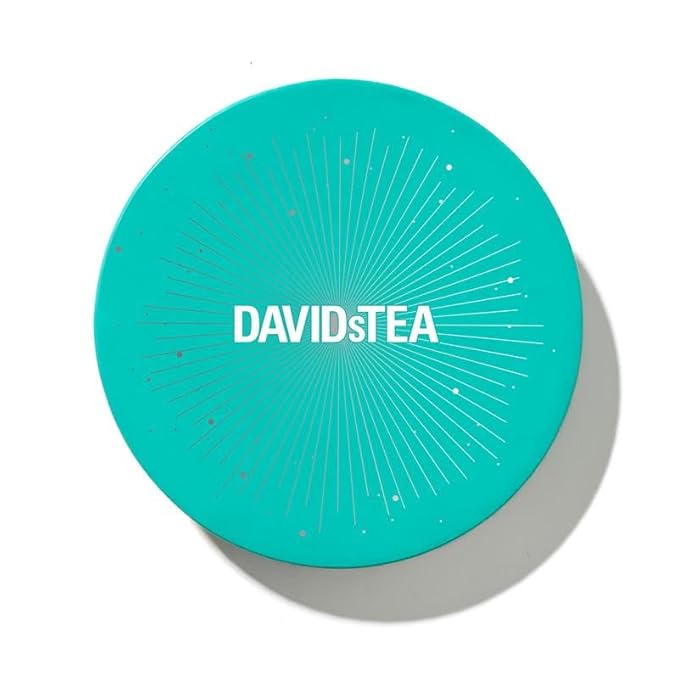 DAVIDsTEA 36-Sachet Top Teas Sachet Tea Wheel – Bestselling Tea Sampler Gift Set | 6 Loose-Leaf Flavours: Morning Detox Cream of Earl Grey Cinnamon Rooibos Buddha’s Blend Silk Dragon Jasmine &amp