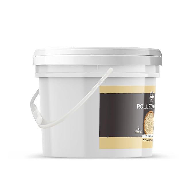 Birch &amp Meadow 1 Gallon of Gluten-Free Rolled Oats Food Storage Old-Fashioned Oats