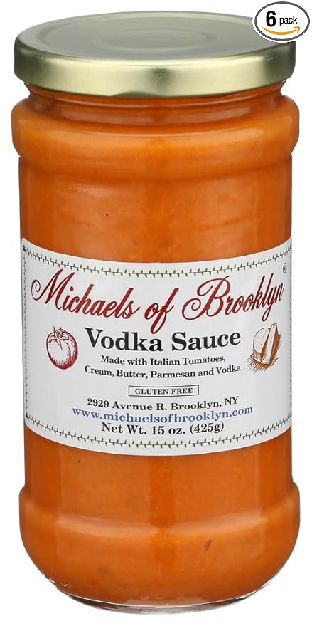 Michaels Of Bro Oklyn Pasta Sauce Vodka 15 oz (Pack of 6)