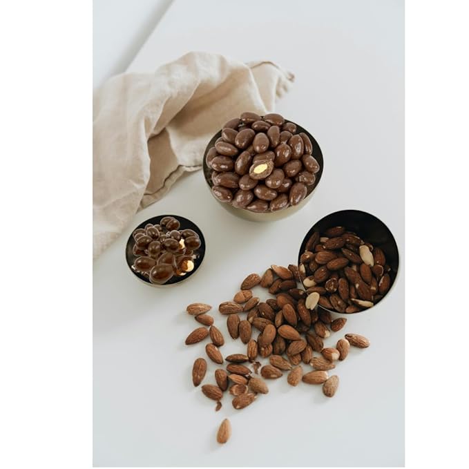 Nuts To You Sugar-Free Milk Chocolate Almonds – 12 oz Resealable Bag No Sugar Added Snack Premium Roasted Almonds Coated in Creamy Milk Chocolate Guilt-Free Treat
