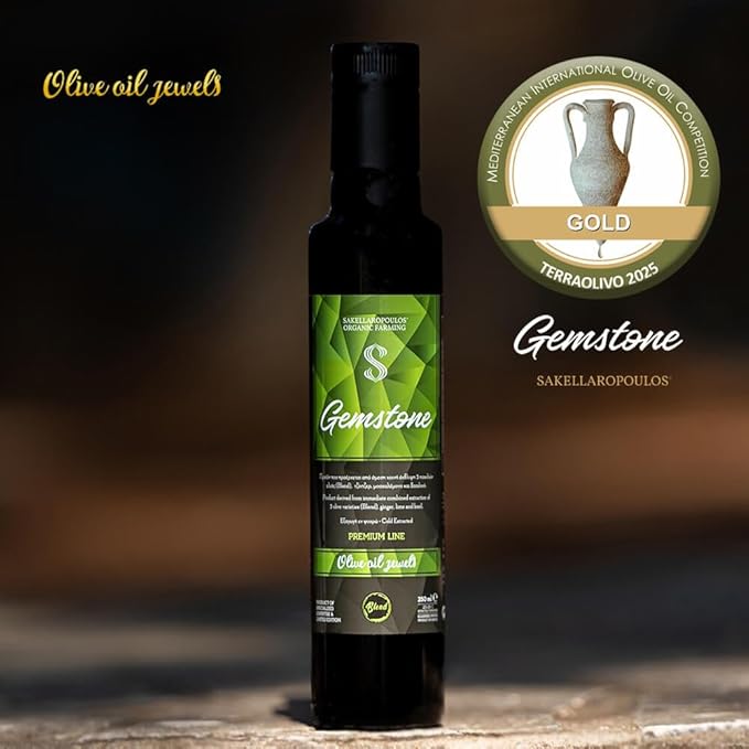 Gemstone Blend Gourmet Flavored Extra Virgin Olive Oil (Ginger Basil Lime)