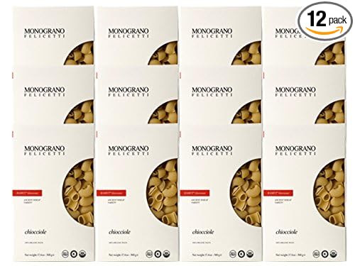 Organic Kamut Chiocciole Monograno Selezioni Pasta by Felicetti (Case of 12 - 1.1 Pound Packages)