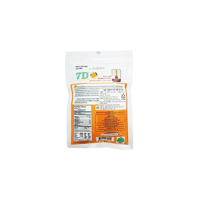 New Export Quality Dry Fruit Delicious 7D Dried Mangoes Snack x 10pcs