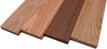 Barrington Hardwoods Domestic Exotic Variety Pack - Grey Elm Coffee Nut Walnut Butternut - 3/4 x 4 (4 Pcs) (3/4 x 4 x 36)