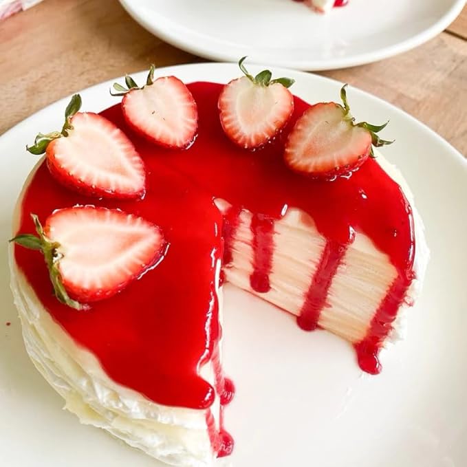 เชฟจ๋า Premium Soft Crepe Mix - Professional Grade Thin Crepe Batter Premix - Ideal for Mille Crepe Cakes and Chilled Dessert Wraps - Easy-to-Prepare Flour Blend (150g)