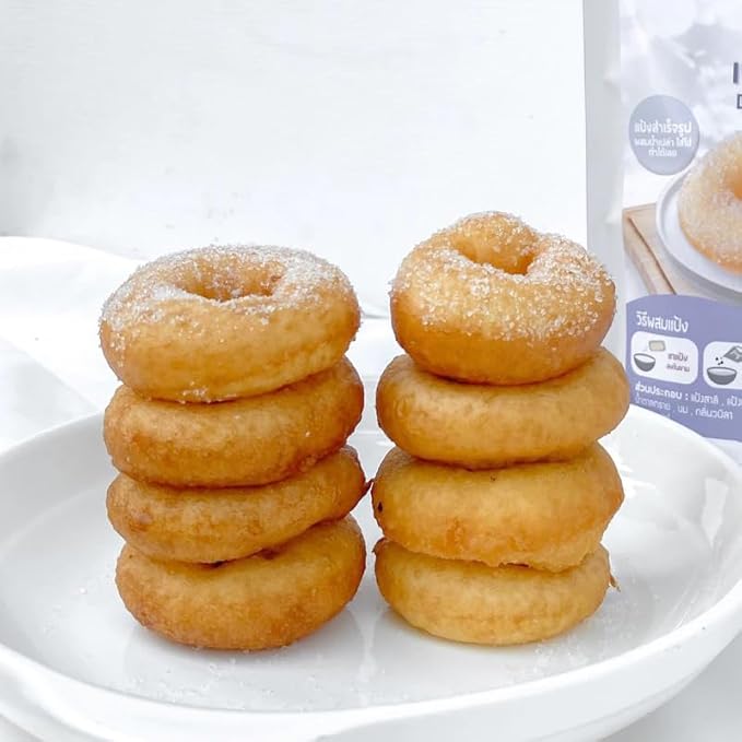 เชฟจ๋า Old-Fashioned Cake Donut Mix Easy-to-Prep Baking Flour for Homemade Donuts (1000g)