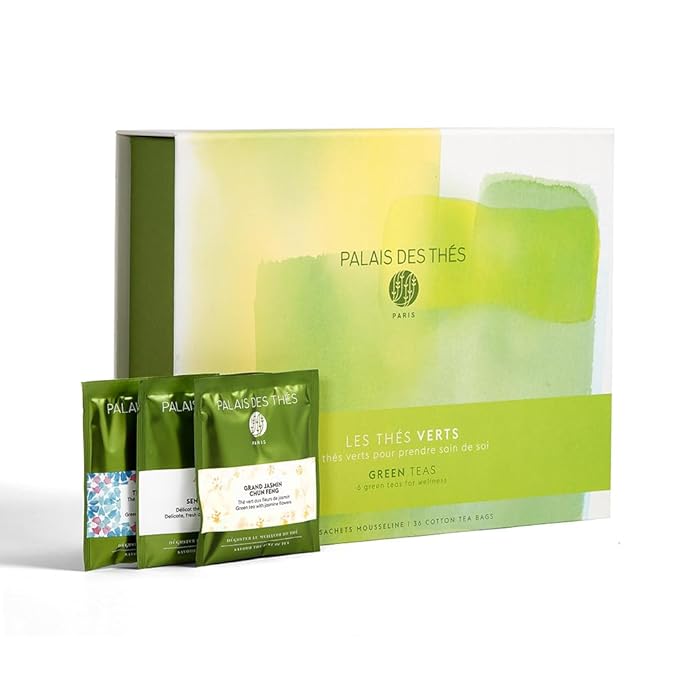 Palais des Thés - Green Teas Gift Box - 36 Assorted Premium Tea Bags