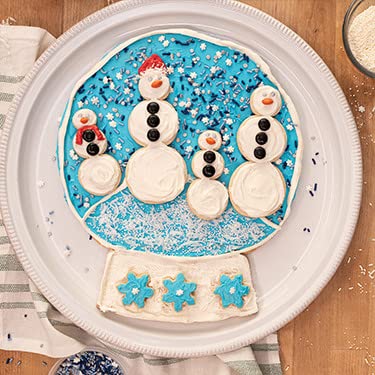 Pillsbury Funfetti Holiday Bundle 1 of each: Winter Cake Mix &amp Blue Vanilla Frosting with By The Cup Spreader