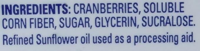 Ocean Spray YTEHYT Reduced Sugar Craisins Dried Cranberries 43 oz. 2 Pack