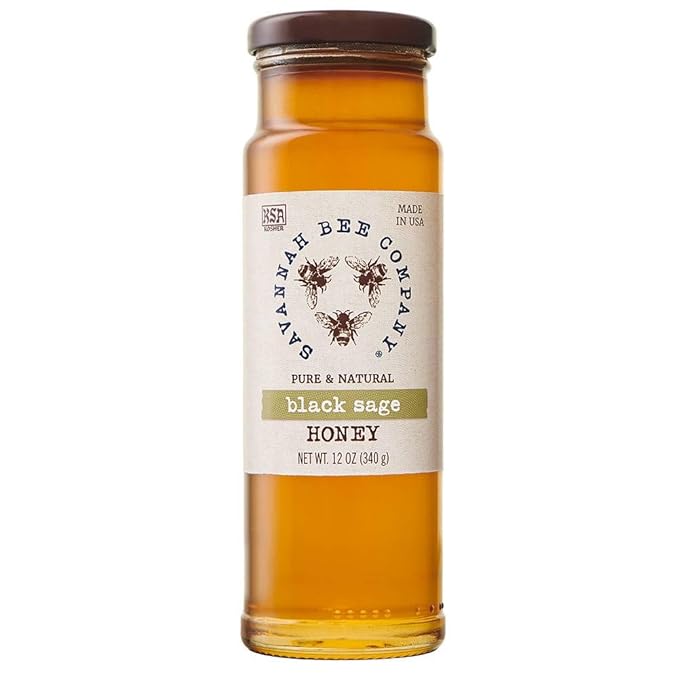 Savannah Bee Black Sage Honey - Naturally Sweet Rare and Exquisite