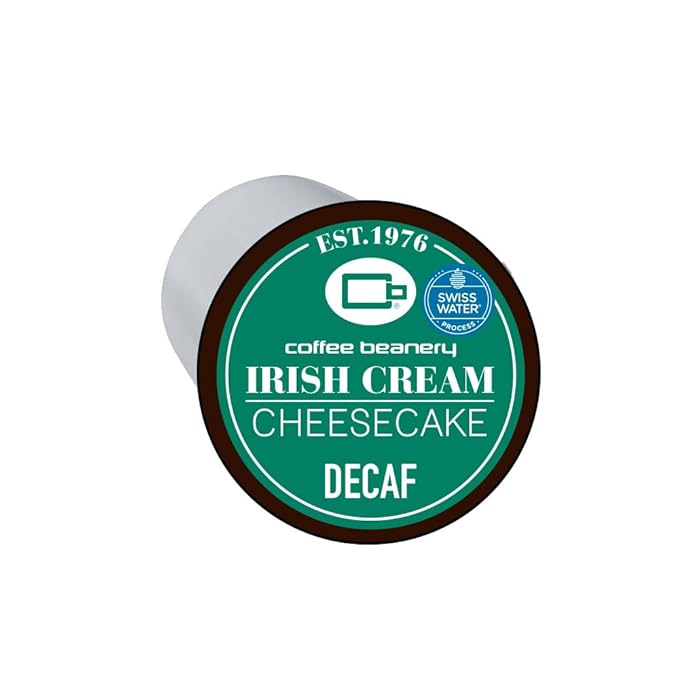 Irish Cream Cheesecake Decaf Coffee Pods by Coffee Beanery | 192ct Bulk Flavored Decaf Coffee Pods Medium Roast Coffee Pods| 100% Specialty Arabica Coffee| Gourmet Coffee Pods
