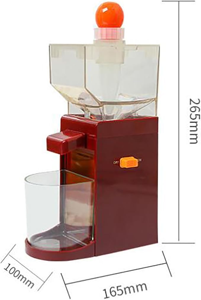 ERICAT Electric Peanut Butter Maker Small Peanut Butter Machine with Anti-Slip Base 500ml Large Capacity and 120W Strong Motor Power Stirring Hook Design and Removable Parts for Peanuts Cashews