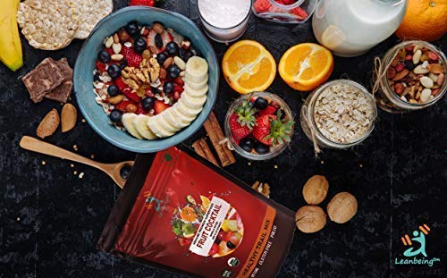 Astha LEANBEING- Fruit Cocktail (200g) (Mix Dehydrated Fruits) | Dried Fruits and Berries Trail Mix | Rich in