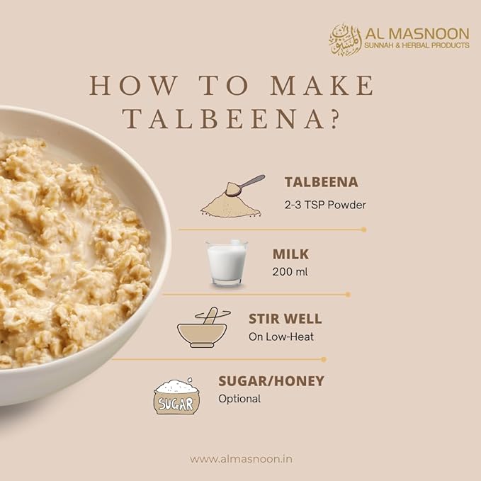 Talbina with Dry Fruit 500g (pack of 1) / A sunnah &amp healthy diet porridge for all age group