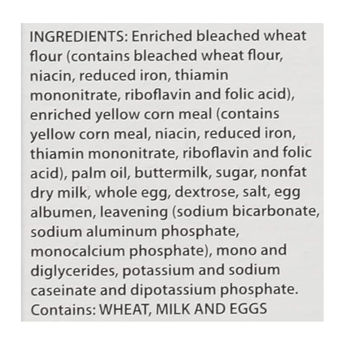 Kentucky Kernel Sweet Yellow Cornbread Mix 10 Ounce (Pack of 6)