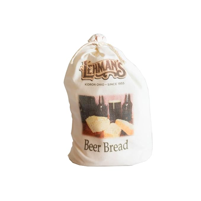 Lehman's Homemade Bread Mix Quick and Easy to Prepare and Bake Hot Delicious 15.25 oz Gift Bag Basic Beer Bread