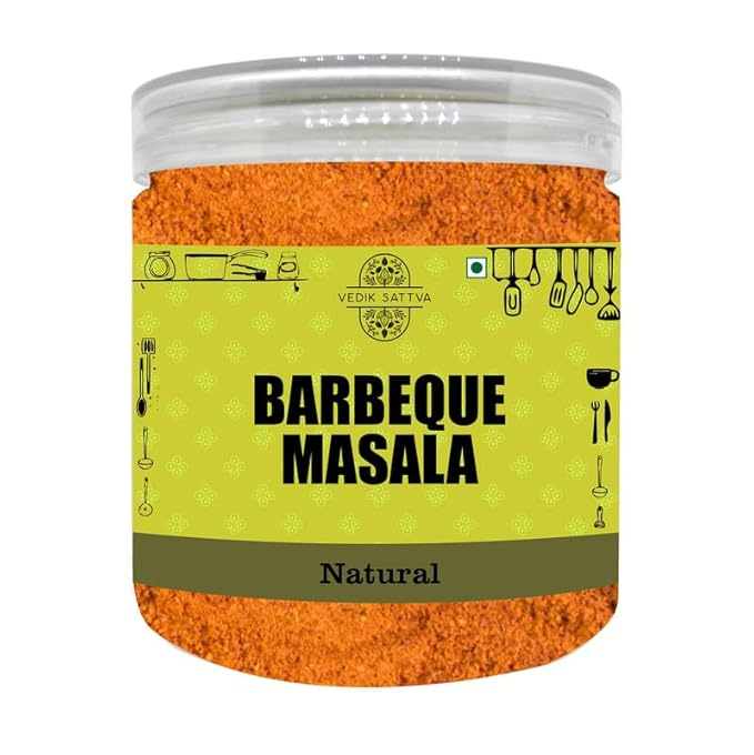 Vedik Sattva Natural Barbeque Masala 2.64 OZ / 75 GM | Pack Of 1 Box