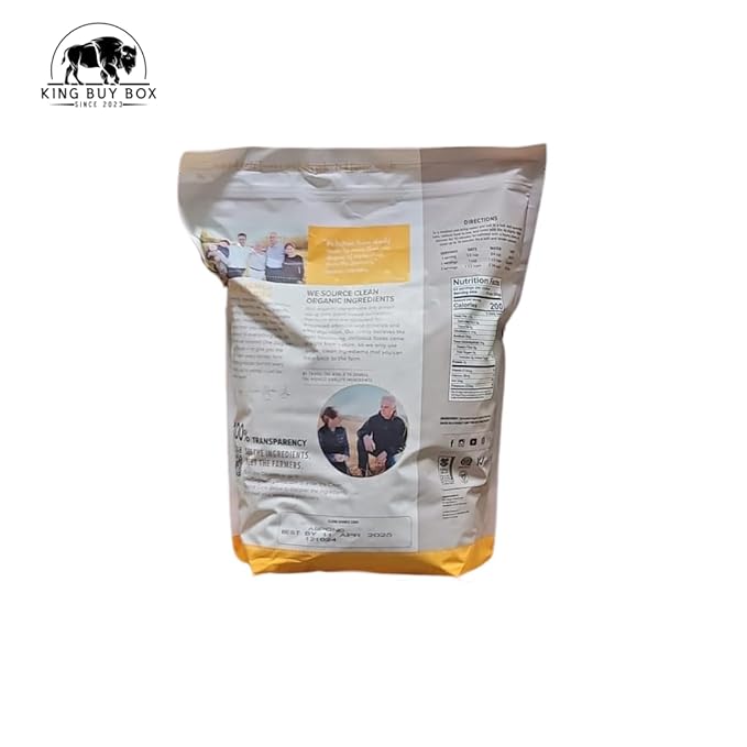 KING BUY BOX 1 PCS Bundle with cup Gluten Free Sprouted Rolled Oats 5 lbs. compatible with One Degree