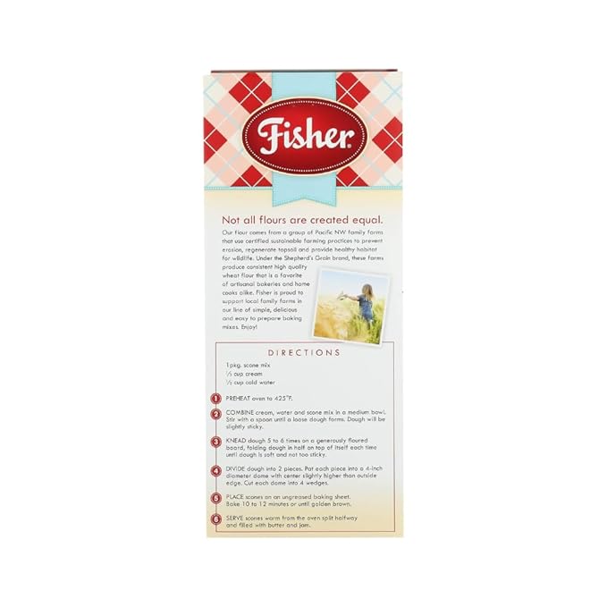 Fisher Scones 1 Cranberry Orange 1 Original 1 Maple Cinnamon (Variety Pack)