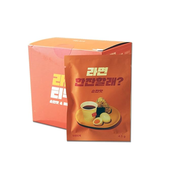[Palkin] Korea Ramen Tea Bag 16ea (8 hot&ampspicy flavors + 8 mild flavors) / Korean food / Korean tea / Korean Ramen / Would you like a cup of ramen? (overseas direct shipment)