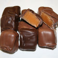 Chocolate Covered Caramels - Mix of Milk &amp Dark Chocolate Two Pounds