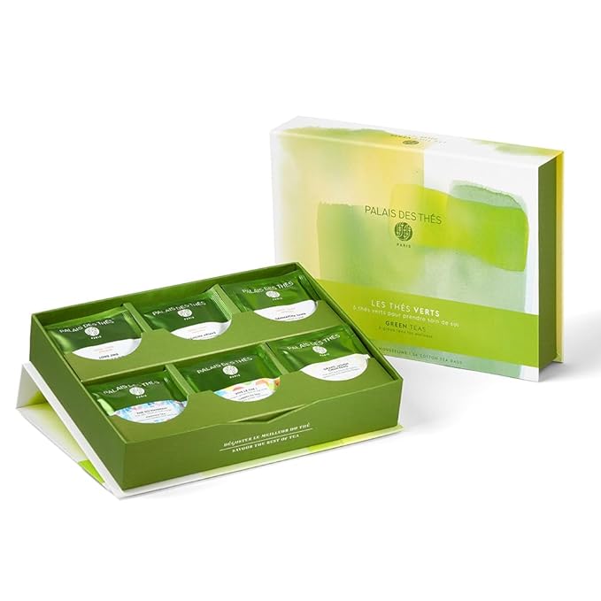 Palais des Thés - Green Teas Gift Box - 36 Assorted Premium Tea Bags