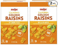 Golden Raisins No Sugar Addes A Gluten Free Food (2 Boxes 12 oz. each)