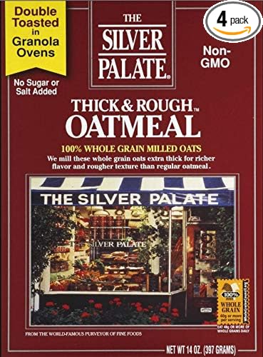 The Silver Palate Oatmeal Thick &amp Rough 14-Ounce Box (Pack of 4)