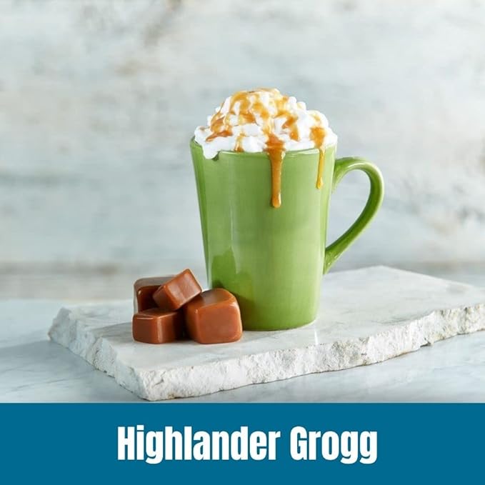 Door County Coffee Highlander Grogg Flavored Coffee Whole Bean - 5 lb Bag - Flavored Ground Medium Roast - 100% Specialty Arabica - Gourmet - Irish Crème &amp Caramel
