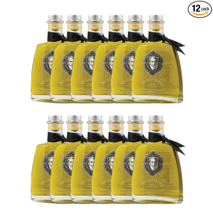 The Governor Premium Extra Virgin Olive Oil - Unfiltered Cold-Pressed Single Origin Lianolia - Peppery Robust Floral Fruity Notes - Rich in Natural Polyphenols (1182 mg/kg) Oleocanthal Antioxid