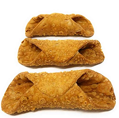 Mini Cannoli Shells - Light and Flaky - 24 Shells - Frank and Sal Bakery - 3 Inch