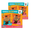 Granola Variety Pack Vanilla Almond Crisp and Fruit &amp Nut Medley 12 Pouches 1.6 oz To Go Packs (2 Pack)