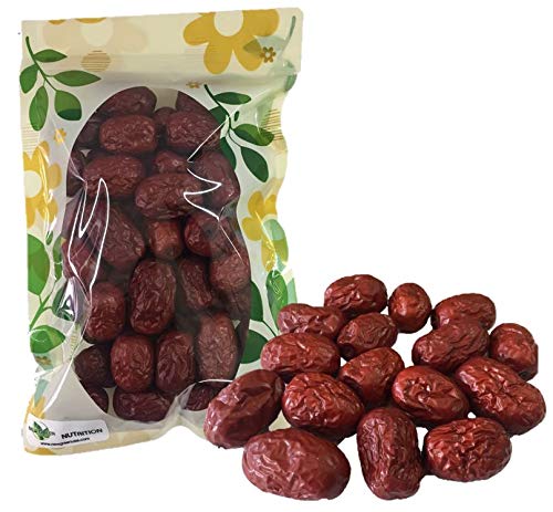 HerbsGreen Hand Selected Jujube Chinese Red Dates Large Size (2lbs.)