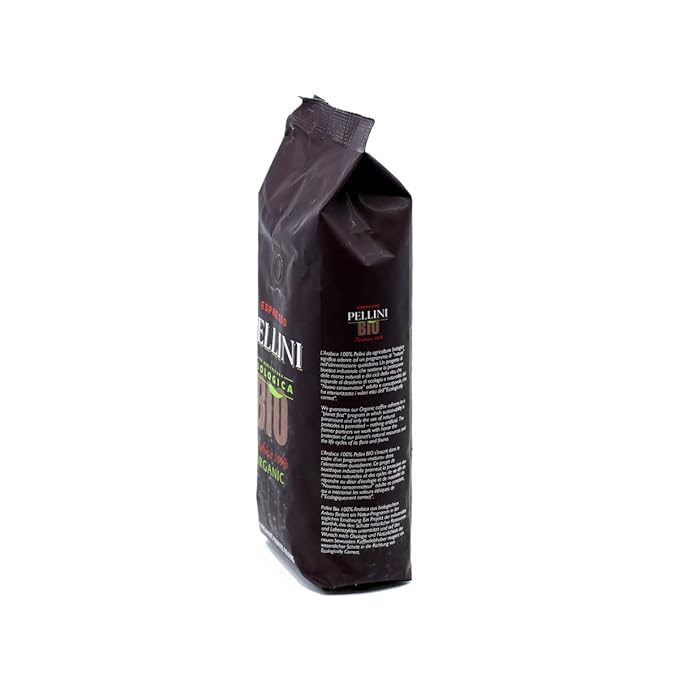 Pellini Bio (Organic) Medium Roast Whole Italian Coffee Beans 1.1lbs (500g)