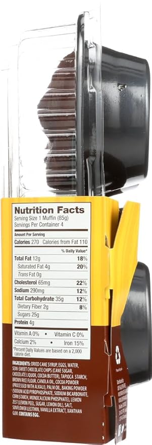 Udi's Gluten Free Double Chocolate Muffins (1 Case)