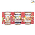 Savannah Bee Company Holiday Whipped Honey Sampler - Trio Honey Sample Set with Chocolate Cinnamon and Original