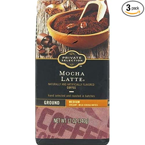 Private Selection Mocha Latte Ground Medium Roast Coffee 12 oz (Pack of 3)