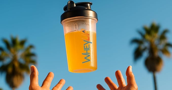 WheyUP Clear Whey Isolate – 24g + 150mg Caffeine - Pineapple Mango - Clear Whey Protein Powder - Sugar-Free Keto-Friendly - Juice-Style Pre/Post Workout Drink - 20 Servings
