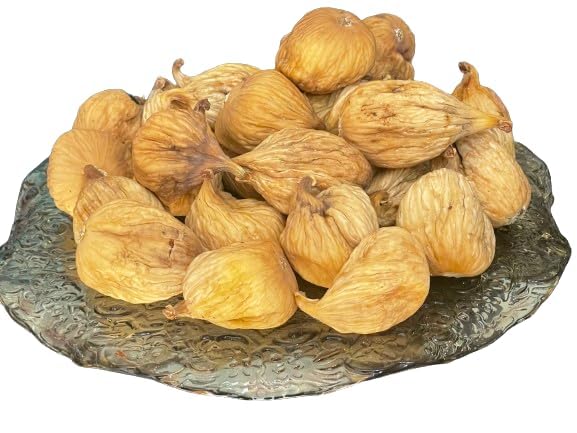 Dried Figs New Harvest No Sugar Added Premium Quality Dried Natural Mountain Figs Pear Shaped Sun Dried and Selected Turkish Smyrna Fig Healthy Sweet Snack Gluten-Free No Sulphur Non-GMO Vegan W