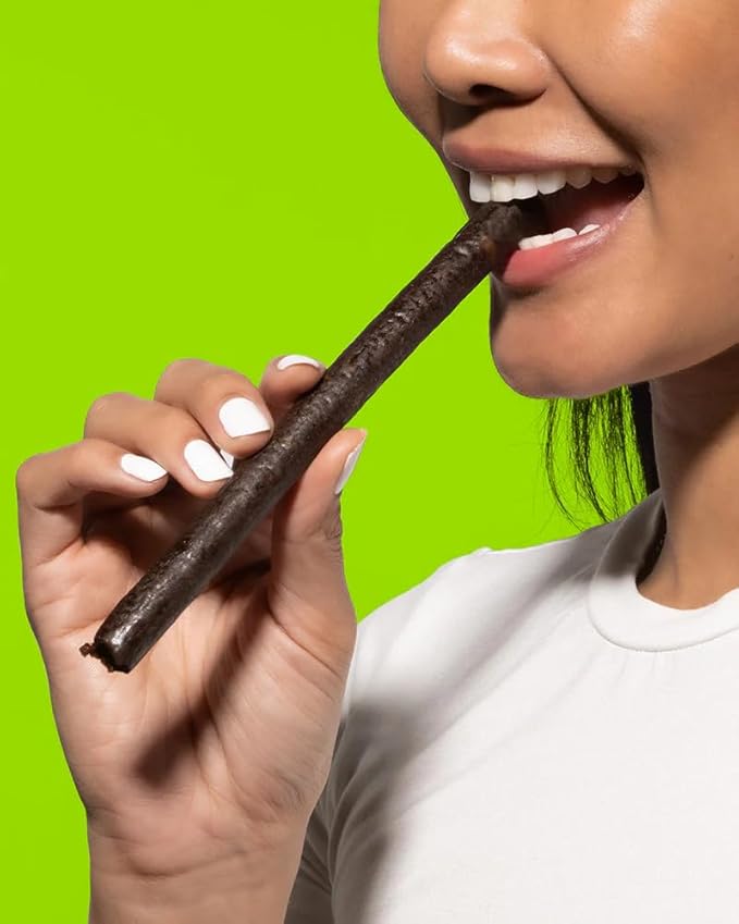 Bean Stalk Savory Snack Sticks Original Flavor| Plant Based Meatless Vegan Jerky Snacks | High-Protein 9g each | Non-GMO | Vegetarian | Perfect On-the-Go Snack | 24 pack
