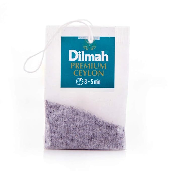 Dilmah Premium Ceylon Black Tea - 100 Tea Bags x 2 Pack (Total 200 Bags) - Bold and Refreshing